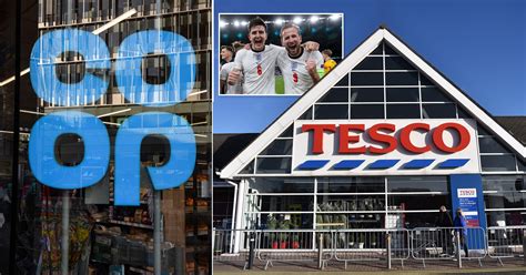 Tesco And Co Op To Close Shops Early On Sunday So Workers Can Watch