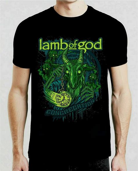 Lamb Of God Congregation Rare Artwork Black T Shirt Lamb Of God Fanbase Shirt T For Kitilan