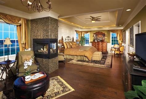 Luxury Master Bedrooms With Fireplaces Designing Idea
