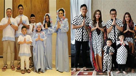 7 Fashion Unik Keluarga Artis Indonesia Di Hari Lebaran Ada Yang