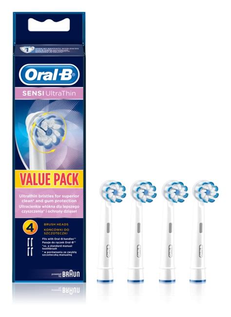 Oral B Sensitive Ultrathin Eb 60 Replacement Heads For Toothbrush