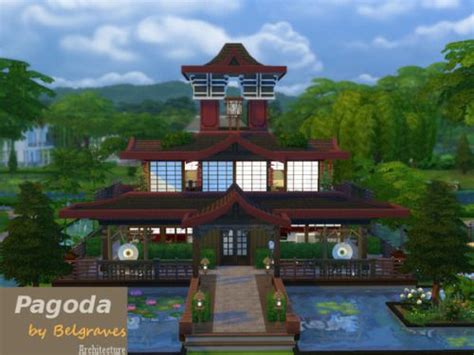Sims 4 Asian House And Ts3 To Ts4 Conversion Of Asian Deco And Stuff