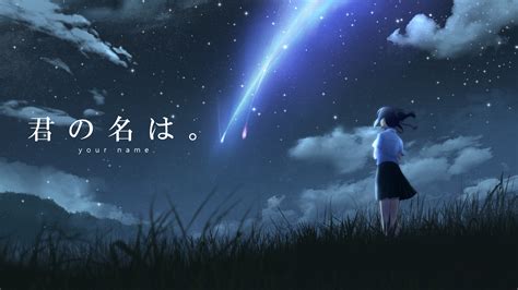 Anime Your Name Mitsuha Miyamizu Kimi No Na Wa Fondo De Pantalla