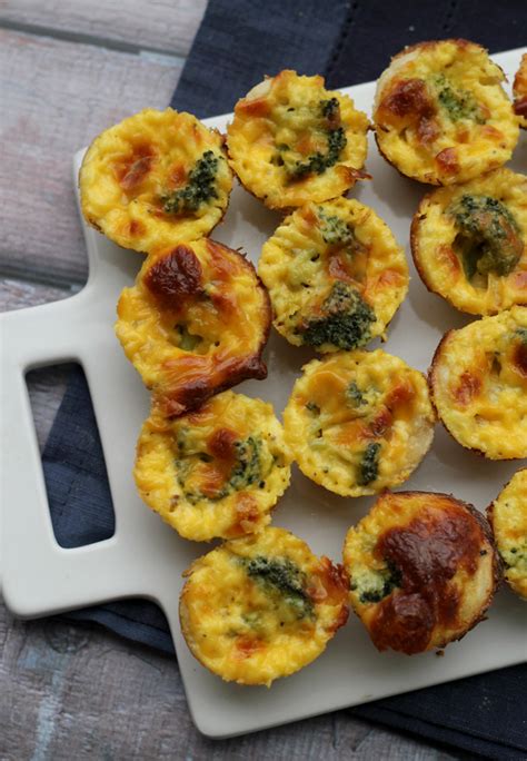 Broccoli Cheese Mini Quiches Joanne Eats Well With Others