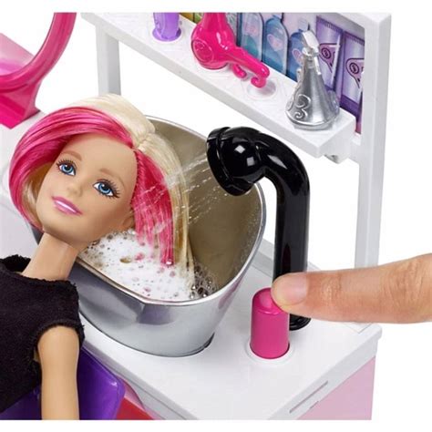 Barbie Sparkle Style Salon And Doll Blonde Toys For Kids Girls Boys