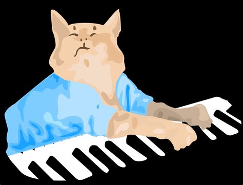 Keyboard Cat Vector Art By Melwen On Deviantart