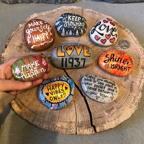Words Painted On Rocks Kindness Rocks Quotes On Rocks Etsy Uk