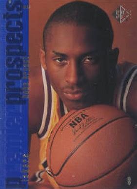 Kobe bryant basketball card value. 1996 SP Kobe Bryant #134 Basketball Card Value Price Guide