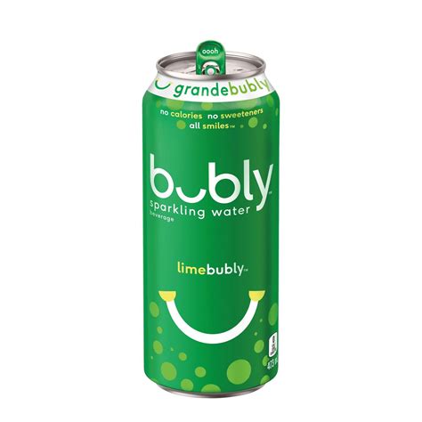 Bubly Lime Sparkling Water Beverage 473ml Can Walmart Canada