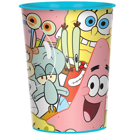 Spongebob Favor Cup Plastic 473ml Discount Party Warehouse