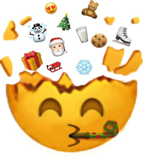 Christmas Emoji Iphone  Santa Sticker By Teatime220