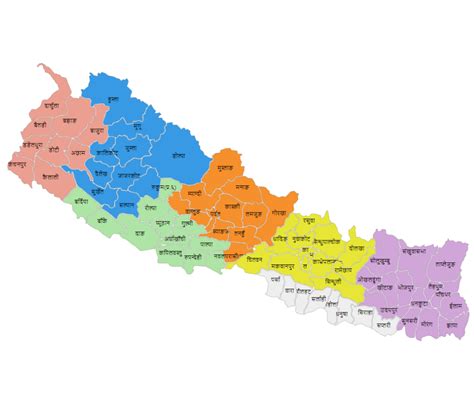 Map Of Nepal With 77 Districts Updated Map Of Nepal W Vrogue Co
