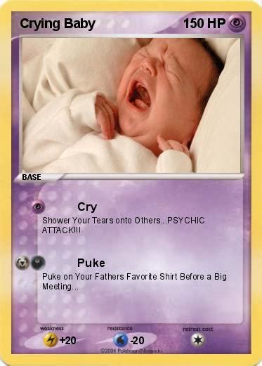Pokémon Crying Baby Cry My Pokemon Card
