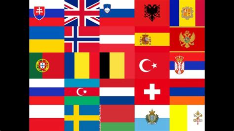 Flags Of Europe Flags Of The World Kids Learning Map Quiz For