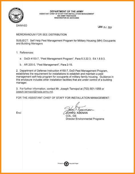One such popular form of communication is a memo. 11-12 Example Army Memorandum For Record | Lasweetvida in ...