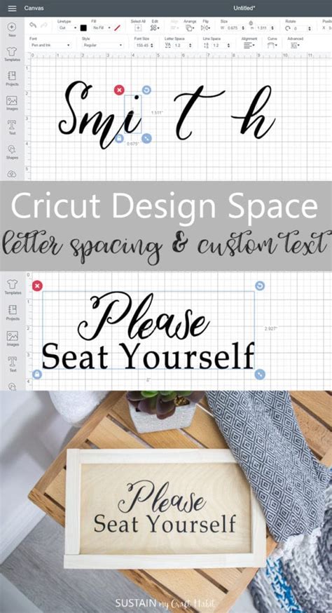 Cricut Design Space Help With Letter Spacing Sustain My Craft Habit