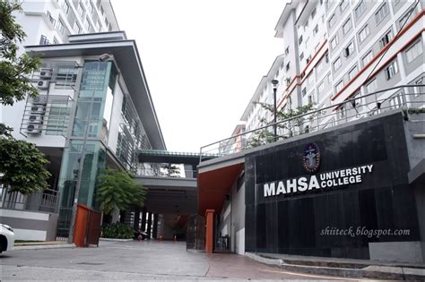 Mahsa university, founded in 2005, welcomes students from 56 different countries, giving you the chance to get to know about new cultures & traditions and make new friends. College University: Mahsa University College Petaling Jaya