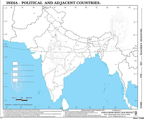 Blank Political Map Of India Megagasm