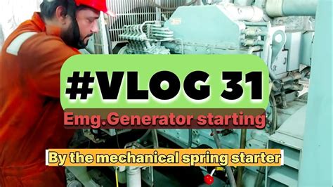 Emergency Generator Starting Procedurestarting Engine By The