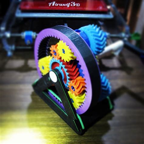 Nice Gears On Automatic Transmission Model Made With 3d Printer
