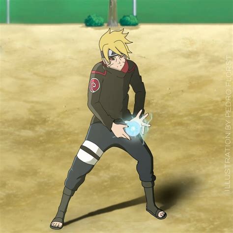 Boruto And Saradas Son Raiton Rasengan Doujutsu Boruto