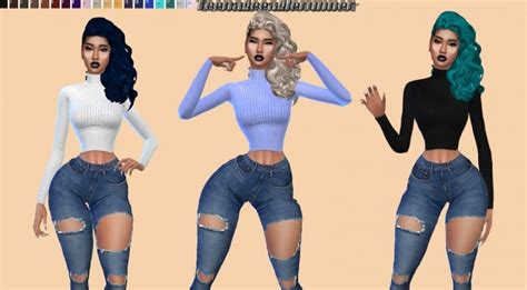 Famous Curls Recolor At Teenageeaglerunner Sims 4 Updates