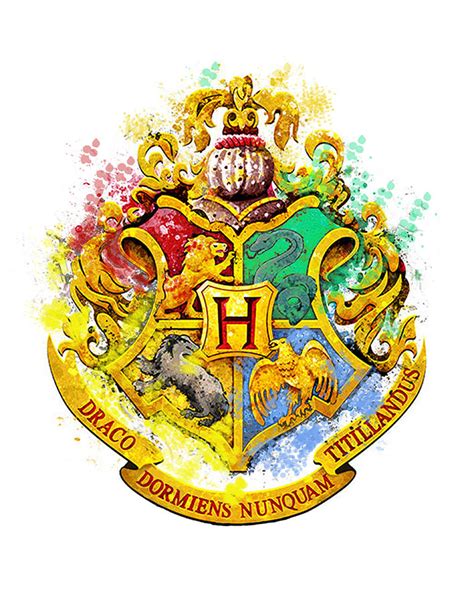 Hogwarts Crest Digital Art By Midex Planet