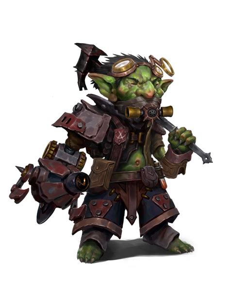 Goblin Tech Guy By Giantwood On Deviantart Goblin Fantasy Character