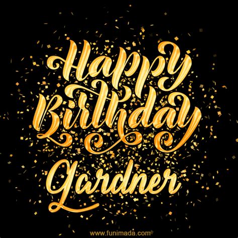 Happy Birthday Gardner S