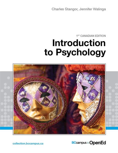 Introduction To Psychology 1st Canadian Edition The Bc Open