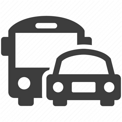 Bus Car Transportation Vehicle Icon