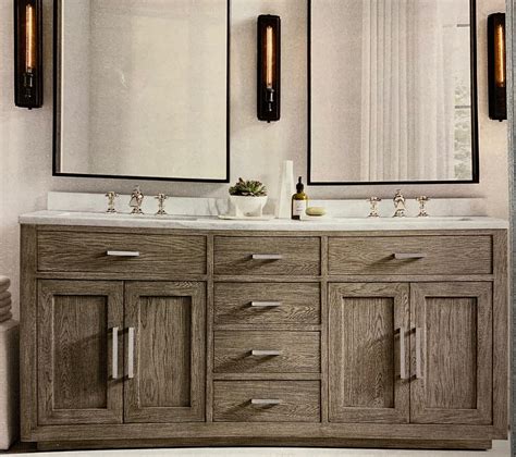 Double Vanity Single Vanity Restoration Hardware Bathroom Vanity