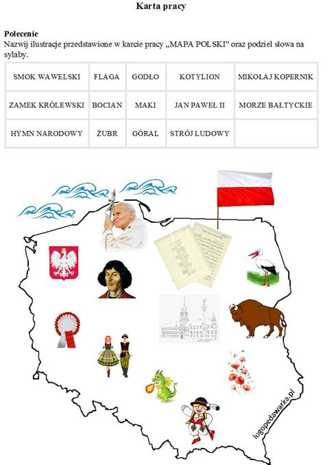 Symbole Polski I Znaki Narodowe Logopeda I Pediatra Warka Dzieciaki