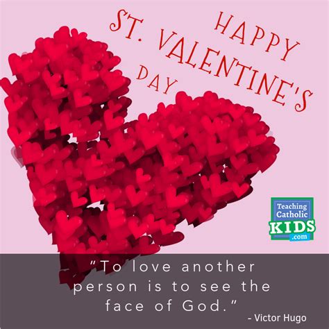 Happy St Valentines Day Teaching Catholic Kids World Celebrat