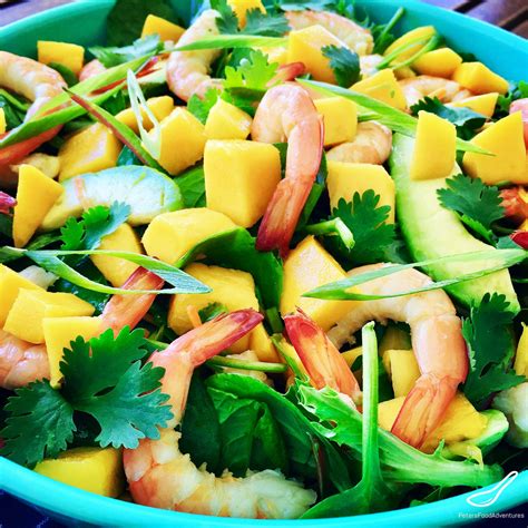 About 12 large frozen shrimp. Shrimp Mango Salad | Recipe | Shrimp mango salad, Mango ...