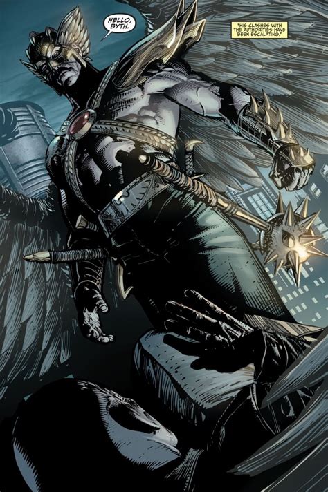 Hawkman From Justice League Of America 2013 1 Art By David Finch