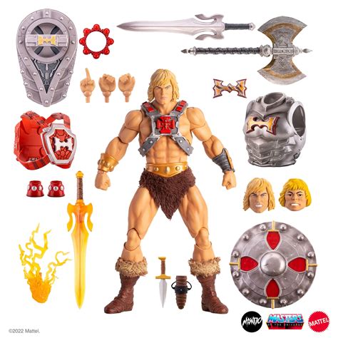 masters of the universe deluxe he man figure by mondo the toyark news