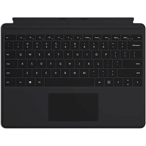 Microsoft Surface Pro X Keyboard With Trackpad Black Qjw 00001 Staples