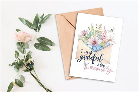 Printable Thank You Card Bible Verse Christian Ts For Women Etsy