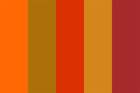 Colors of Fall Color Palette
