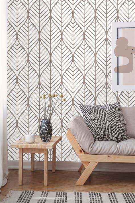 Peel And Stick Geometric Pattern Self Adhesive Removable Wallpaper