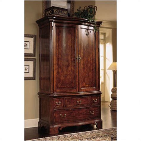 If you have a white, brown, espresso, or black furniture set, you can find an armoire to match. 791-271 American Drew Furniture Cherry Grove Bedroom Armoire