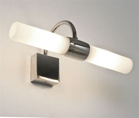 This corresponds to about 20 years if the lamp is on for 3 hours per day. Bathroom Wall Light - Polished Chrome