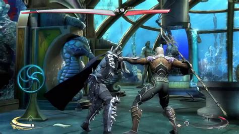Injustice Gods Among Us Ultimate Edition Aquaman Vs Ares Youtube