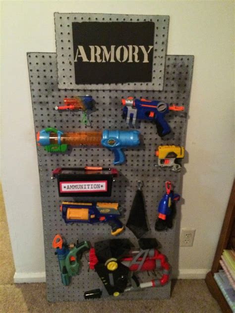 The most common nerf gun storage material is paper. 24 Ideas for Diy Nerf Gun Rack - Home, Family, Style and ...