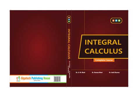23 ( ) 2 1. (PDF) Integral Calculus (complete course)