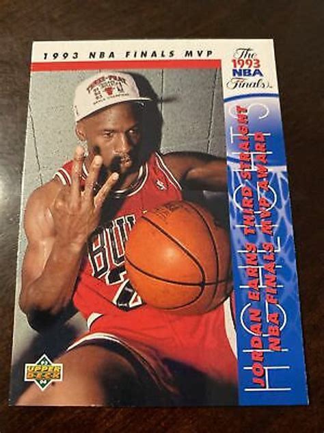 1993 Nba Finals Mvp Michael Jordan Upper Deck 204 Etsy
