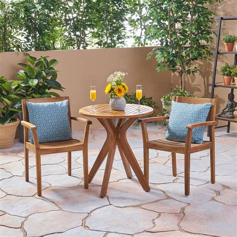 Outdoor Bistro Table Sets 3pcs Outdoor Patio Furniture Cast Aluminum