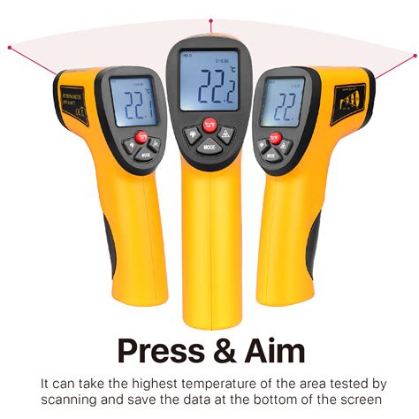 Non Contact Ir Laser Temperature Gun Infrared Digital Thermometer Sight