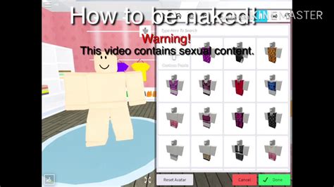 How To Be Naked In Robloxian Highschool Roblox Youtube
